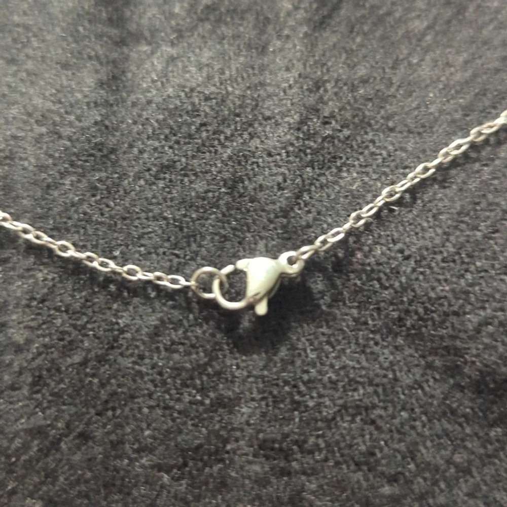 Silver Tone Airplane Pendant Statement Necklace